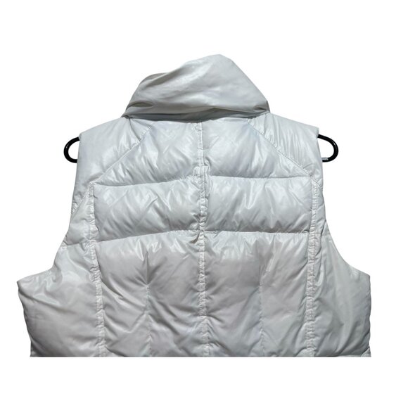 SAM S 13/NYC Freedom Quilted Down Vest Womens Size Large White Snowboard Winter - Picture 13 of 16